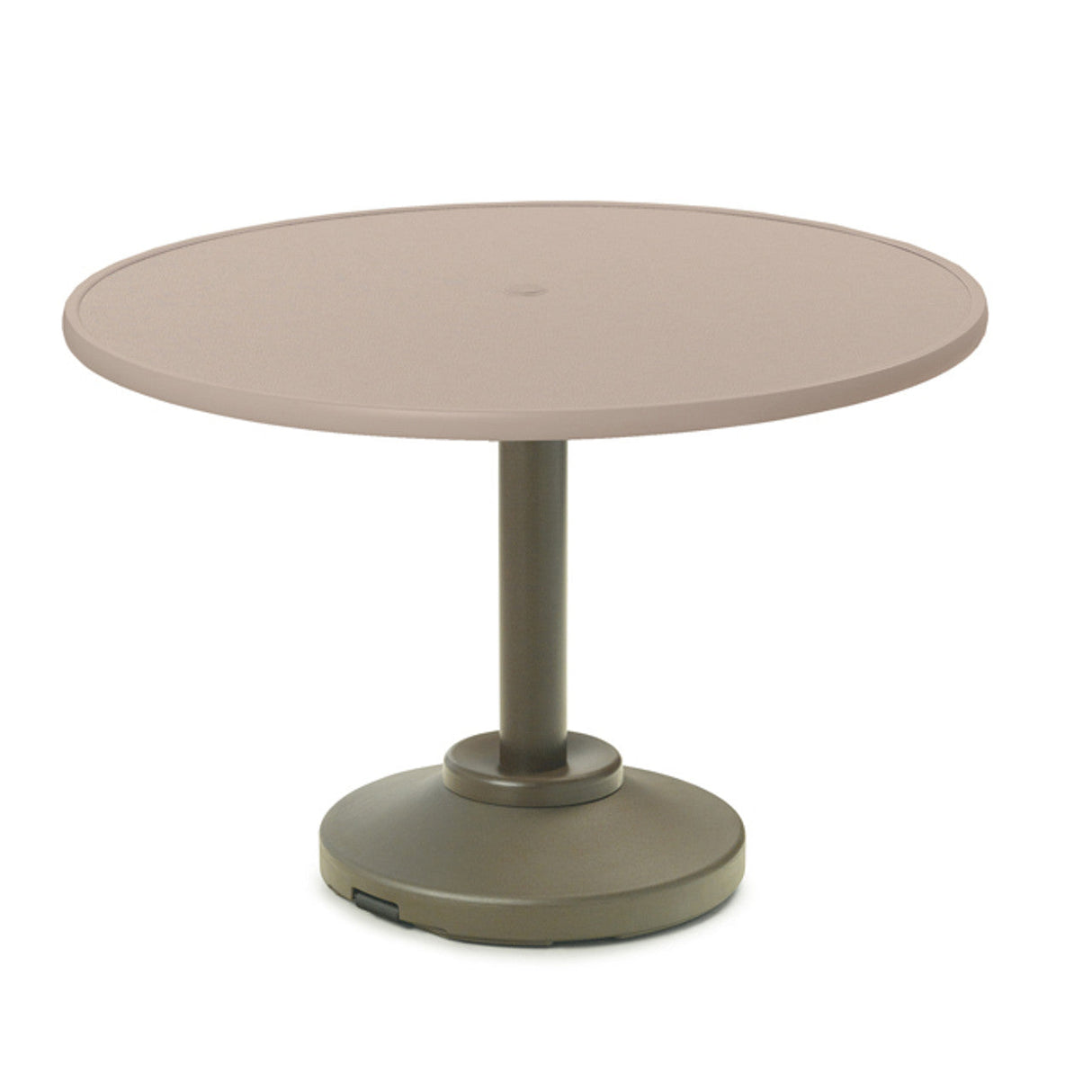 Telescope Balcony Height 42" Round Value Hammered Top Table w/ 80lb Pedestal - T900-3P20BAS