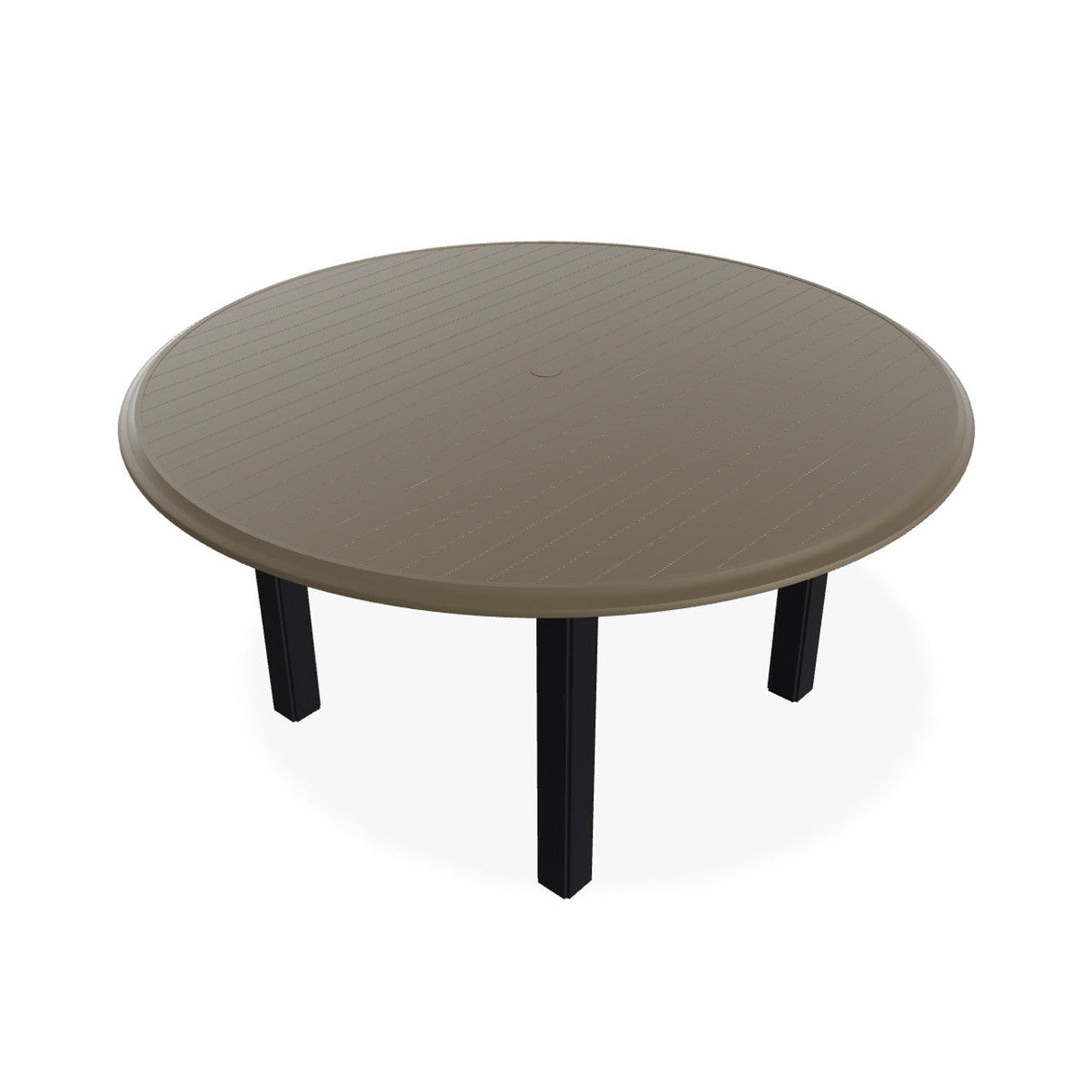 Telescope Balcony Height 56" Round Aluminum Slat Top Table - 3110-3M00LEG