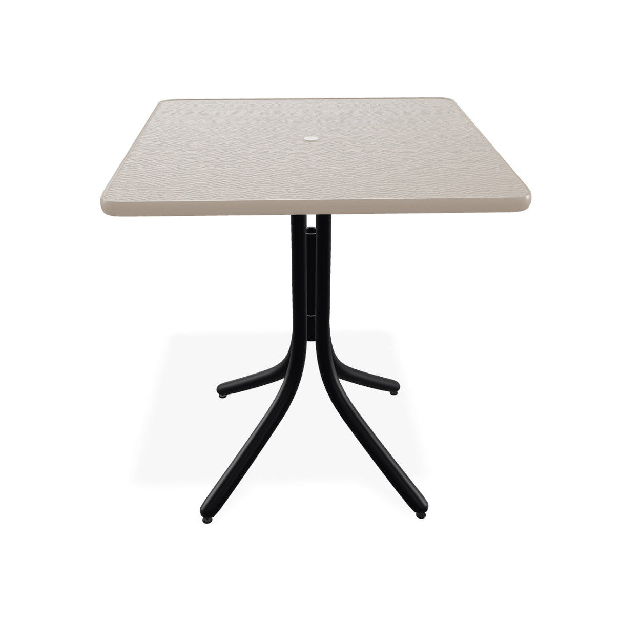 Telescope Bar Height 36" Square Aluminum Slat Top Table - 3180-4W50LEG