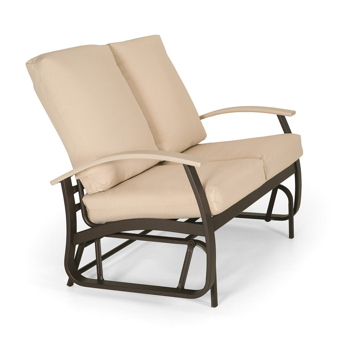 Telescope Belle Isle MGP Cushion Two-Seat Glider w/ Polymer Accents - B040
