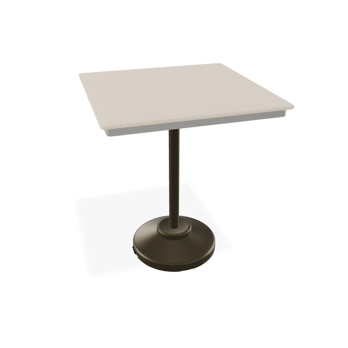 Telescope Dining Height 32" Square Table w/ 80lb Pedestal - T150-2P20BAS