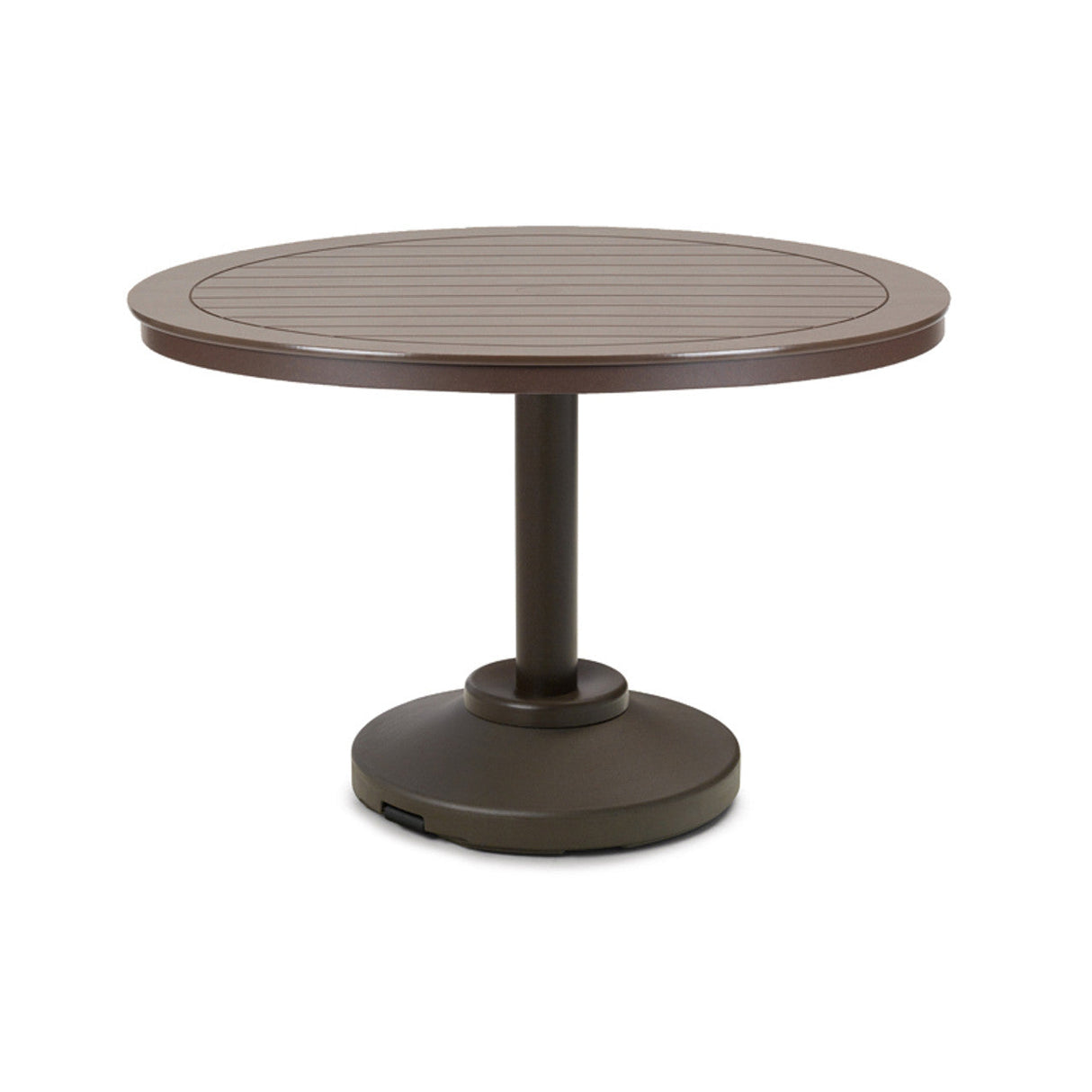 Telescope Dining Height 42" Round MGP Top Table w/ 80lb Pedestal