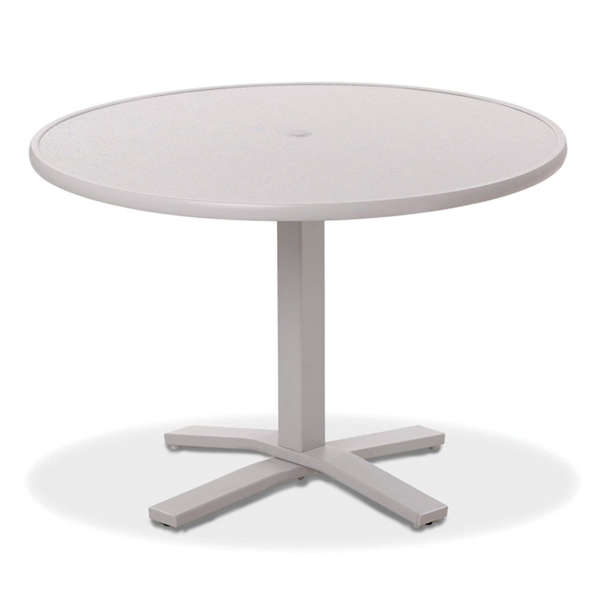 Telescope Dining Height 42" Round Value Hammered Top Table w/ Pedestal - T900-2X20BAS