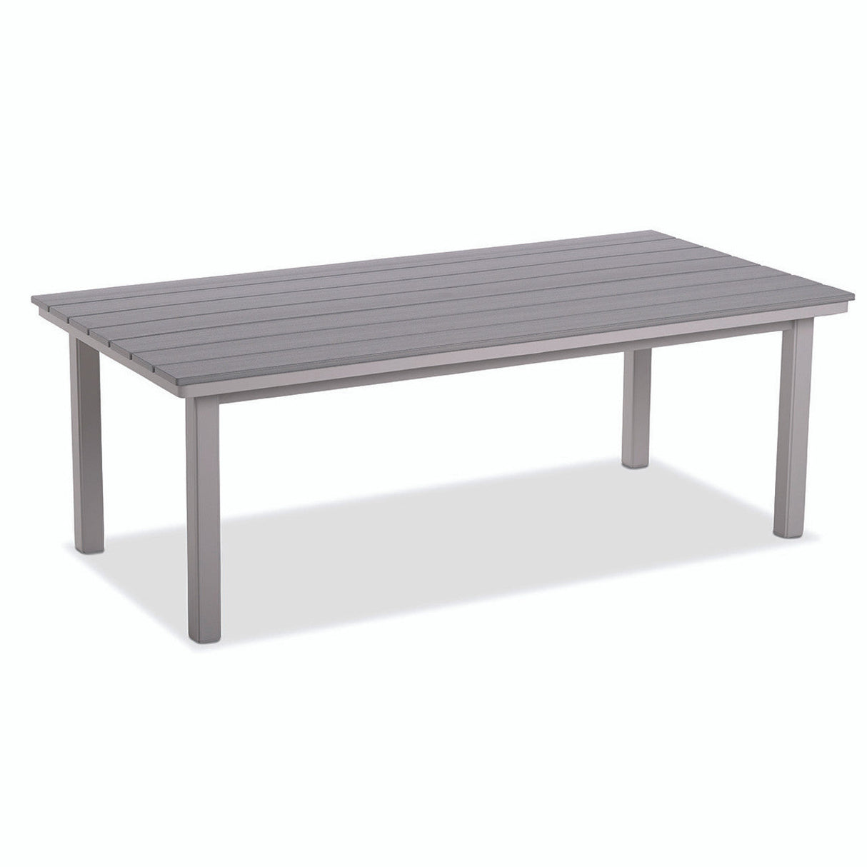 Telescope Dining Height 42" x 84" Rectangular MGP Top Table w/ Tapered Legs 1