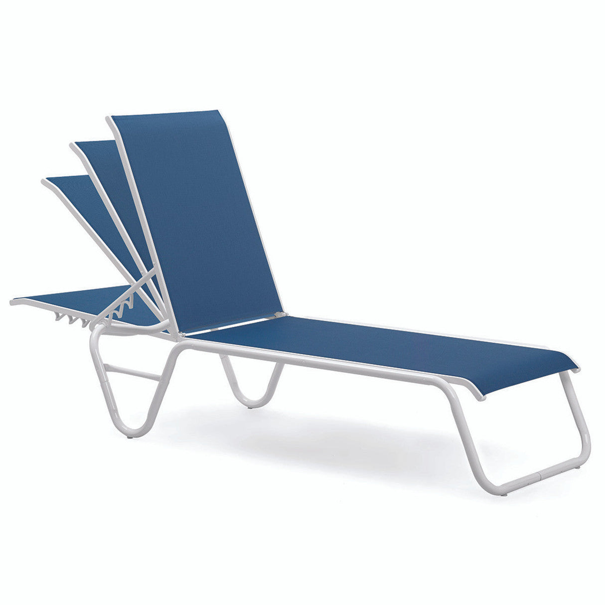 Telescope Gardenella Sling Four-Position Lay-flat Stacking Armless Chaise - 8080 11