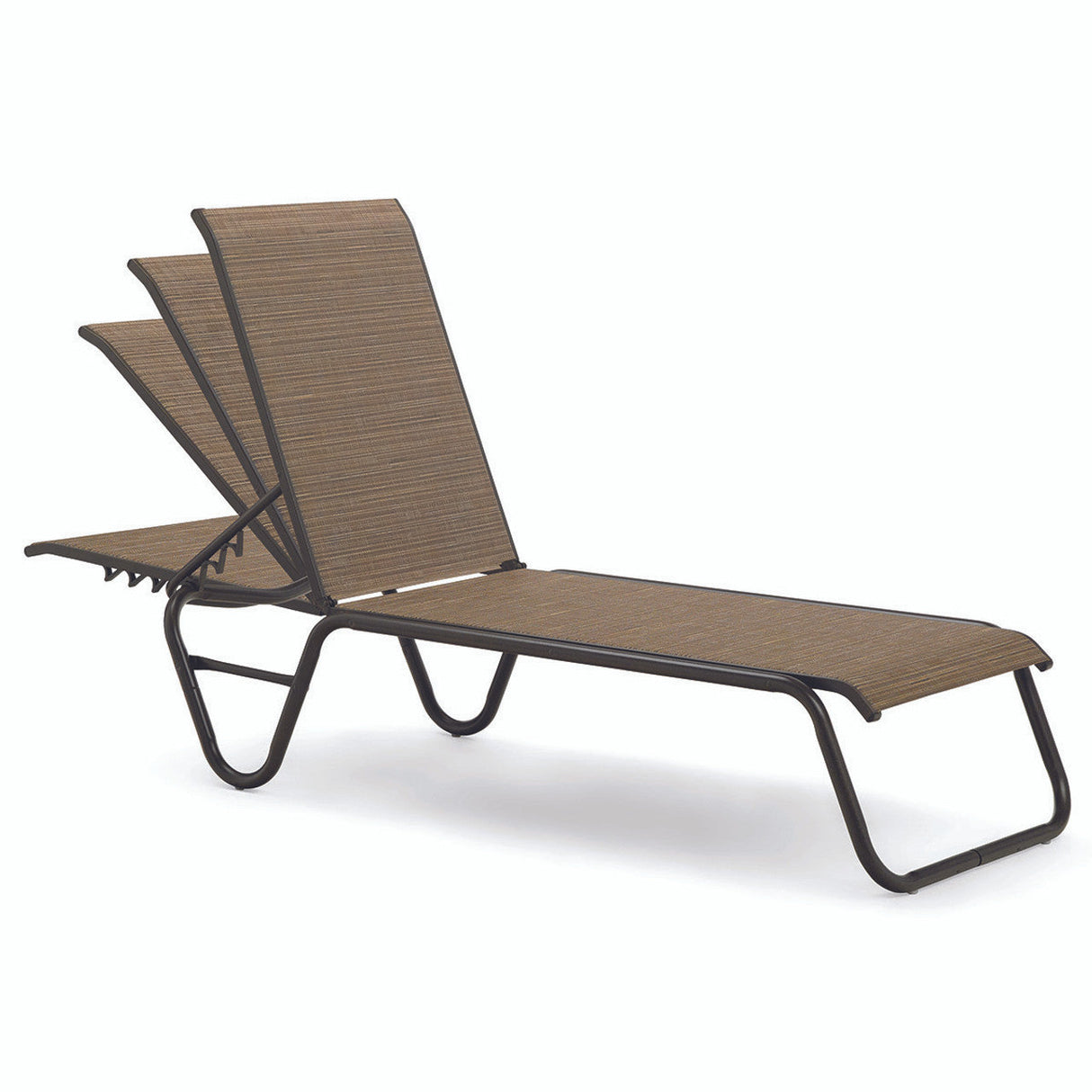 Telescope Gardenella Sling Four-Position Lay-flat Stacking Armless Chaise - 8080 2