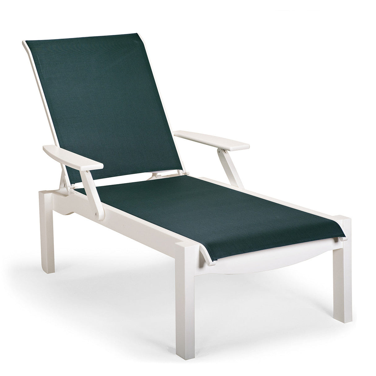 Telescope Leeward MGP Sling Lay Flat Sacking Armless Chaise w/ Wheels - 9400