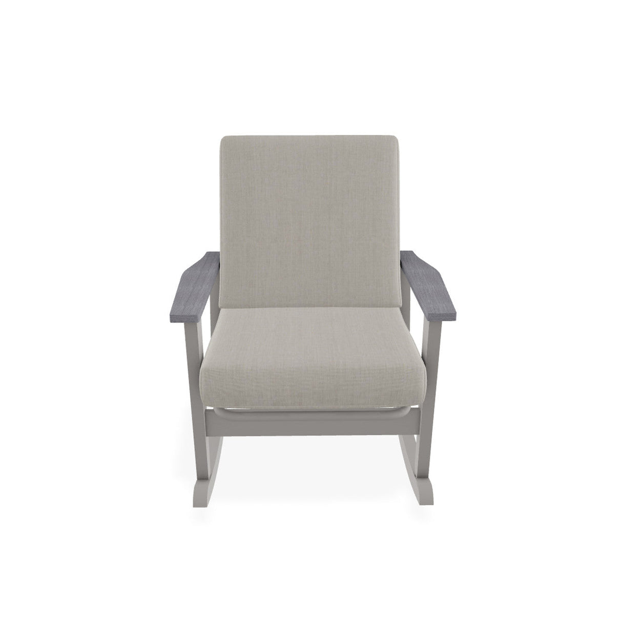 Telescope Wexler MGP Cushion Chat Height Rocker w/ Rustic Arms - R030