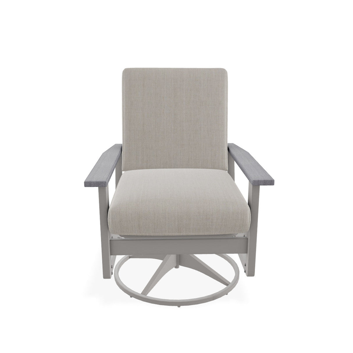 Telescope Wexler MGP Cushion Chat Height Swivel Rocker w/ Rustic Arms - R060