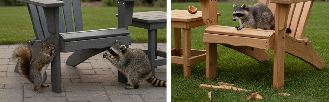 Berlin Gardens: Poly Furniture vs. Backyard Wildlife