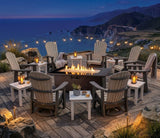 FREE Gas Firepit With Purchase Of Artifex 13 Piece Fanback Swivel Set