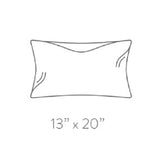 Berlin Gardens 13" x 20 Throw Pillow Tasseled Fiber
