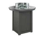 Berlin Gardens Donoma 44" Round Fire Table Bar with Hammered Top