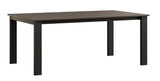 Berlin Gardens Berkley MGP 42" x 72" Expandable Table with Hammered Top