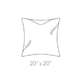 Berlin Gardens 20" x 20" Throw Pillow Fitted Fiber