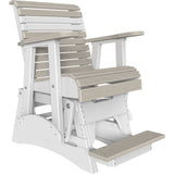 LuxCraft 2' Plain Balcony Glider Chair
