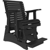 LuxCraft 2' Plain Balcony Glider Chair
