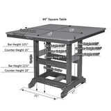 Berlin Gardens Garden Classic Standard Top 44" Square Dining Table