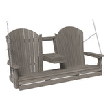 LuxCraft 5' Adirondack Swing Chair