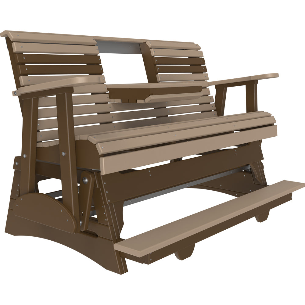 LuxCraft 5' Plain Balcony Glider