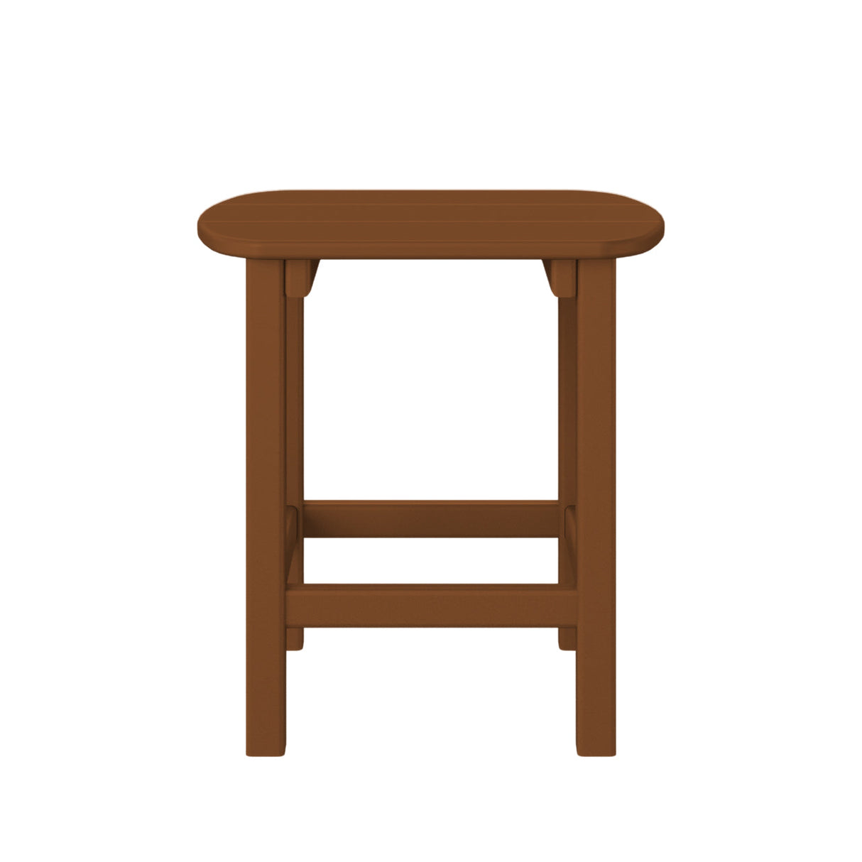 Daybreak Oval Side Table, Antique Mahogany - OPENBOX