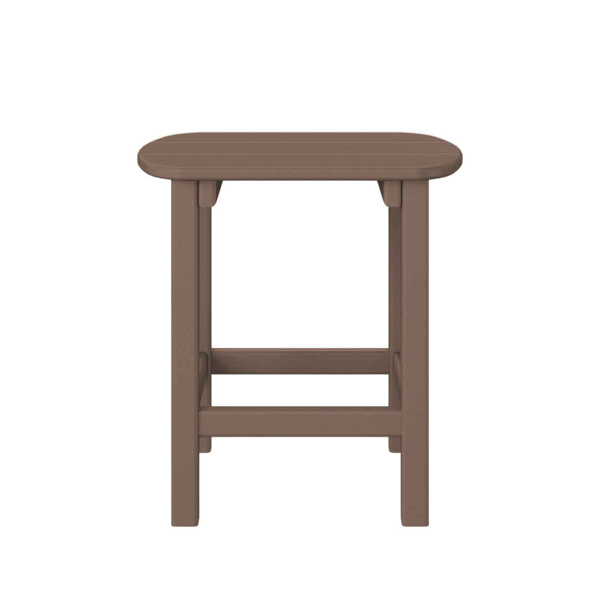 Artifex Oval Side Table, Weatherwood - Quick Ship