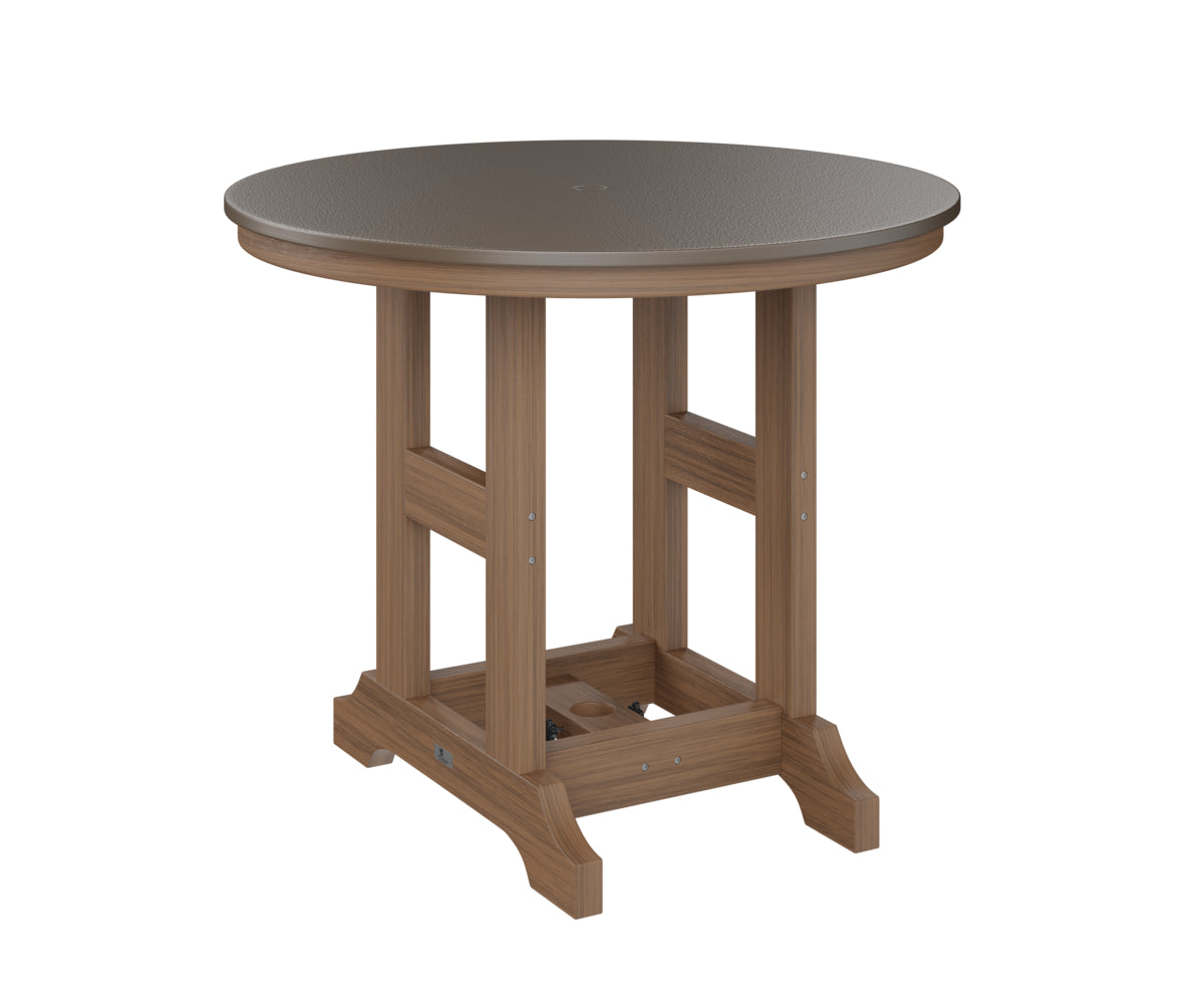 Berlin Gardens Garden Classic 38" Round Dining Table with Hammered Top