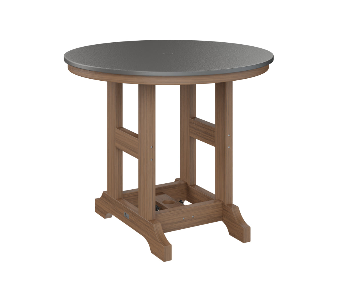 Berlin Gardens Garden Classic 38" Round Bar Table with Hammered Top
