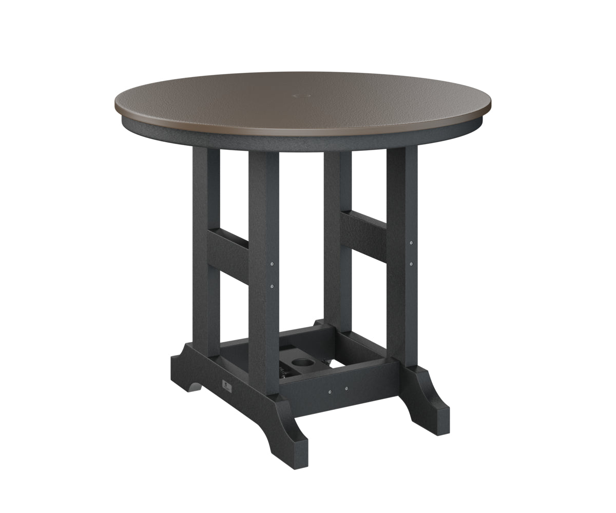 Berlin Gardens Garden Classic 38" Round Dining Table with Hammered Top