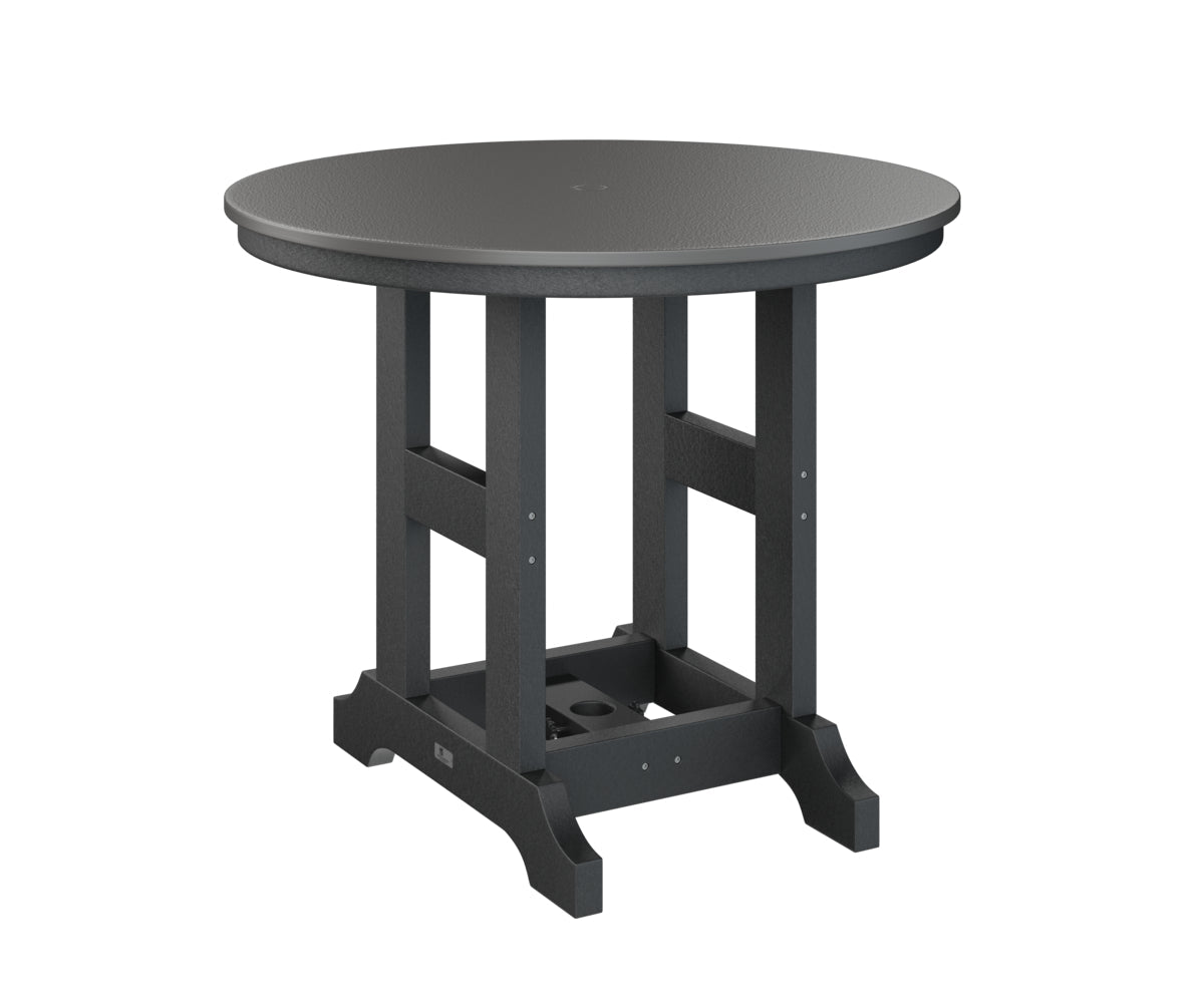 Berlin Gardens Garden Classic 38" Round Bar Table with Hammered Top