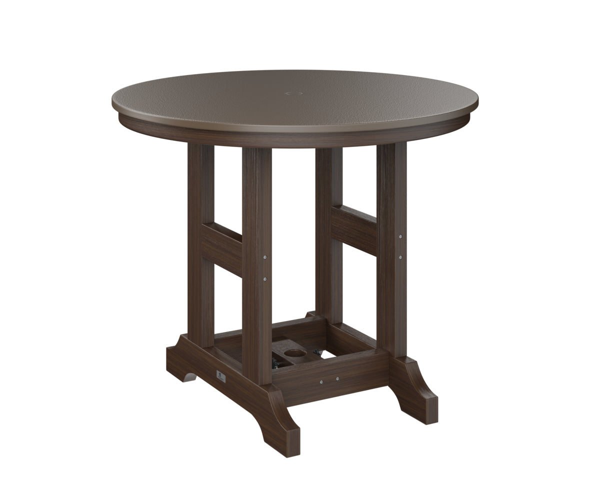 Berlin Gardens Garden Classic 38" Round Dining Table with Hammered Top