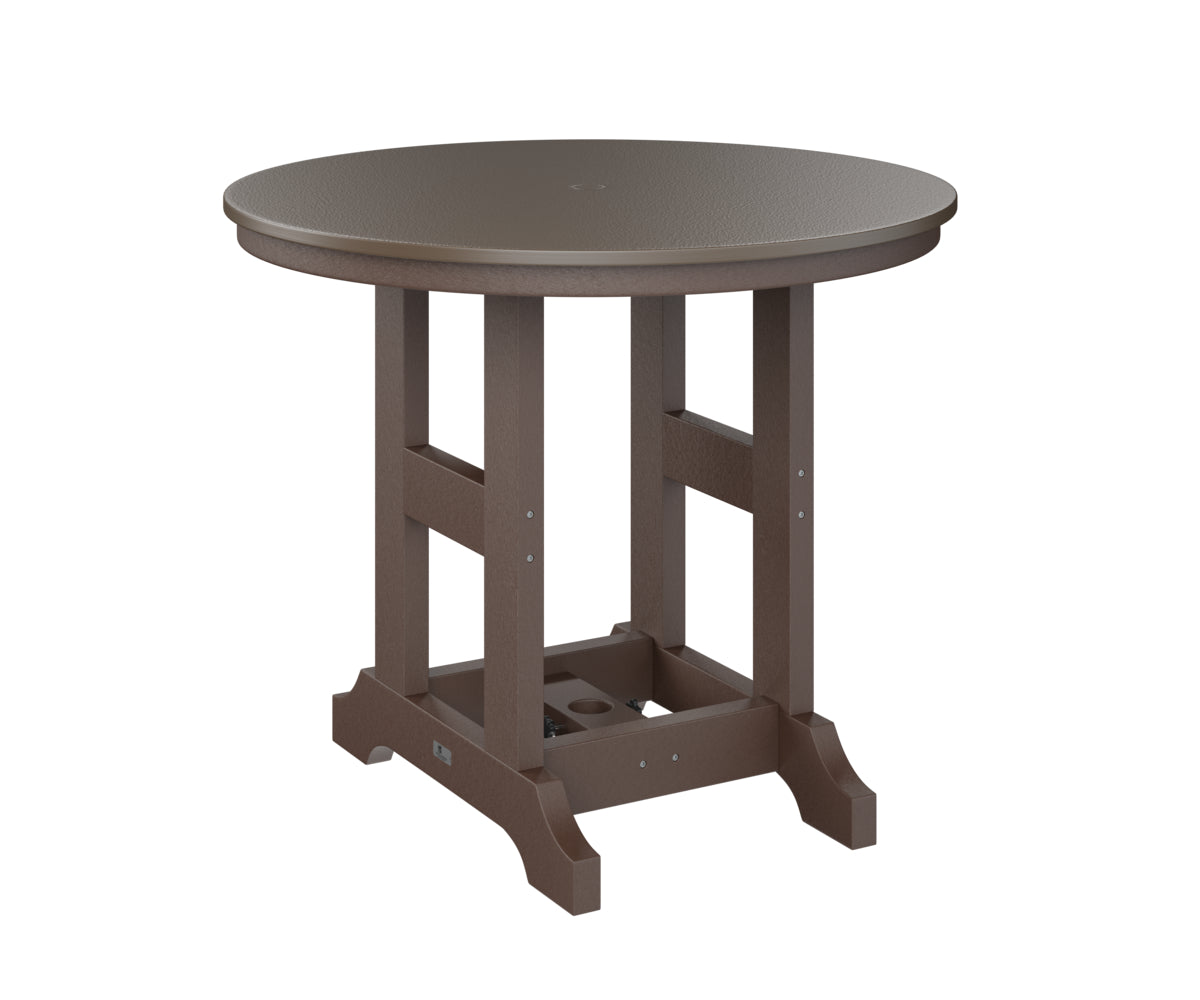 Berlin Gardens Garden Classic 38" Round Dining Table with Hammered Top