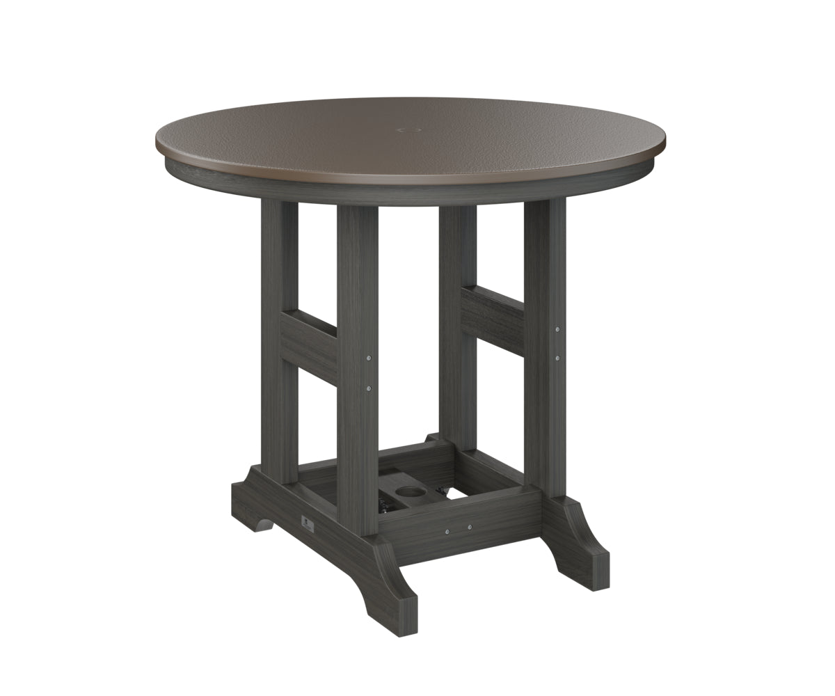 Berlin Gardens Garden Classic 38" Round Dining Table with Hammered Top
