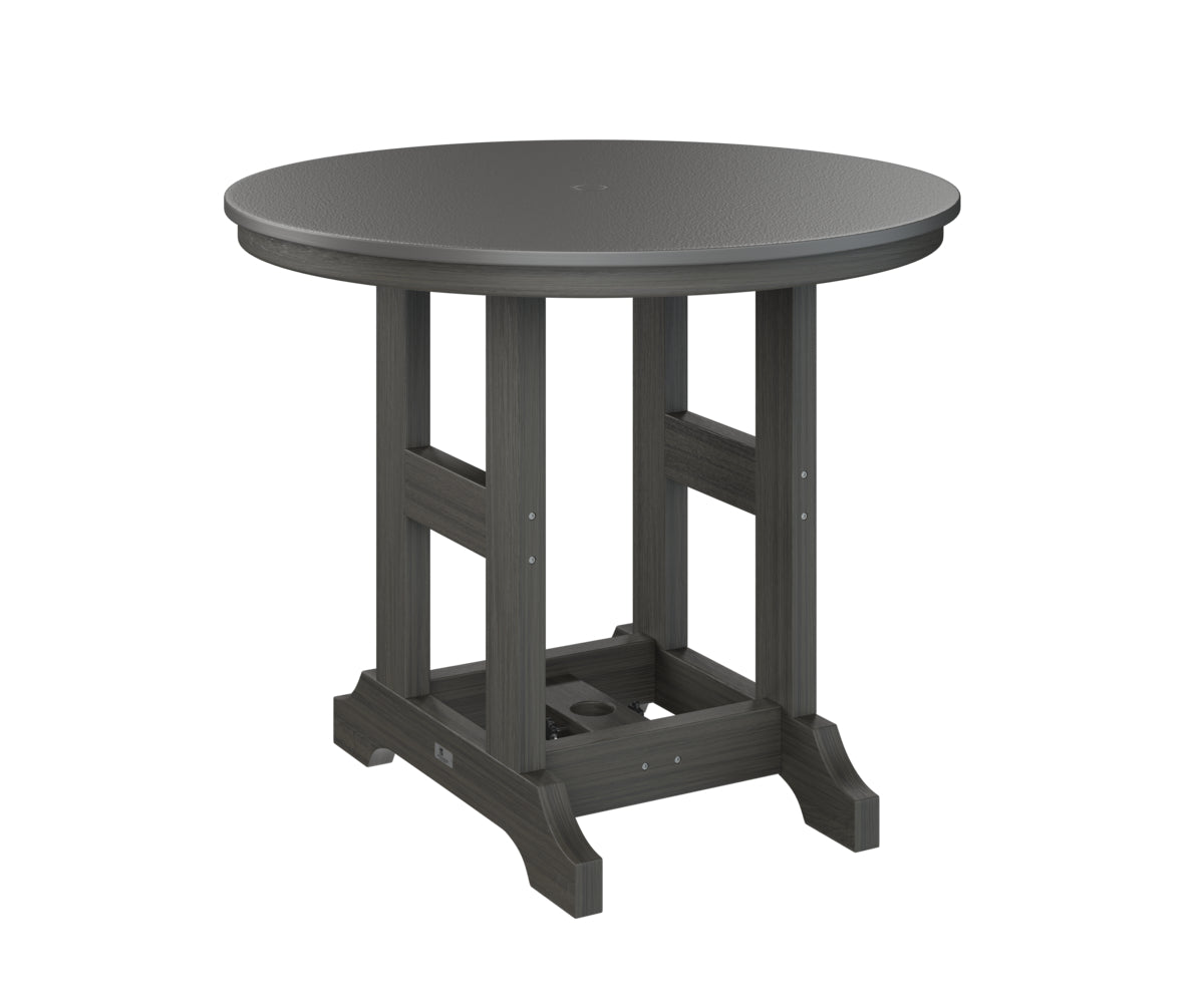 Berlin Gardens Garden Classic 38" Round Dining Table with Hammered Top