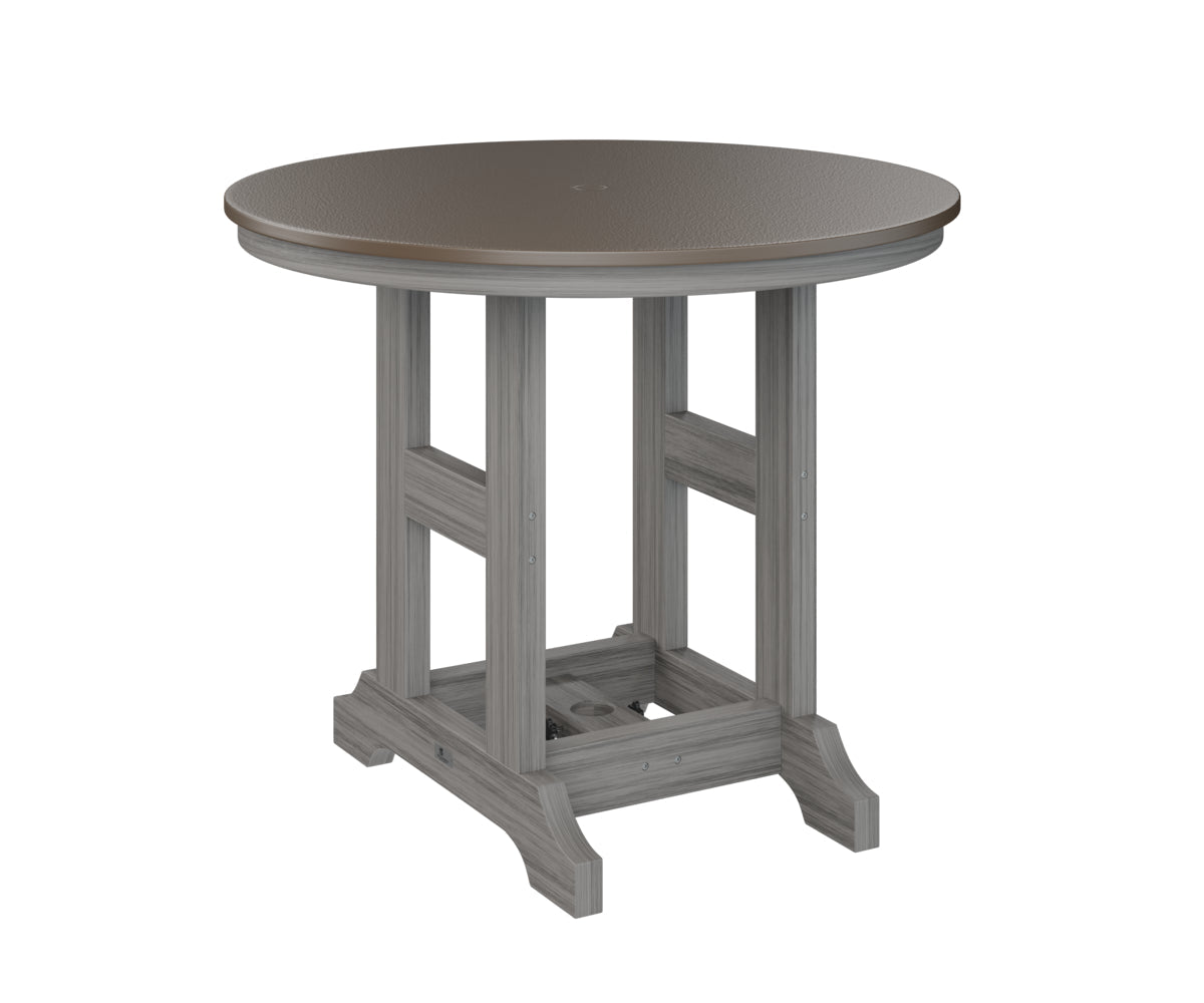 Berlin Gardens Garden Classic 38" Round Bar Table with Hammered Top