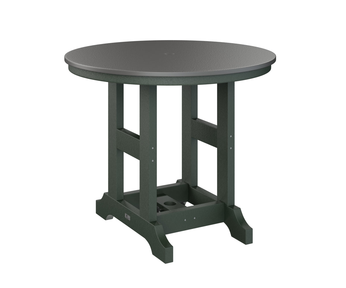 Berlin Gardens Garden Classic 38" Round Bar Table with Hammered Top