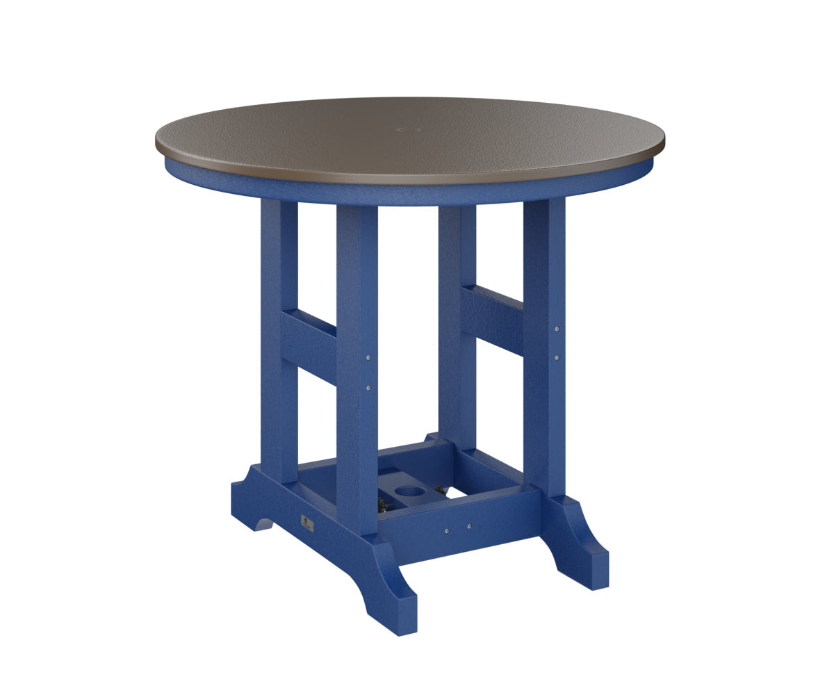 Berlin Gardens Garden Classic 38" Round Dining Table with Hammered Top