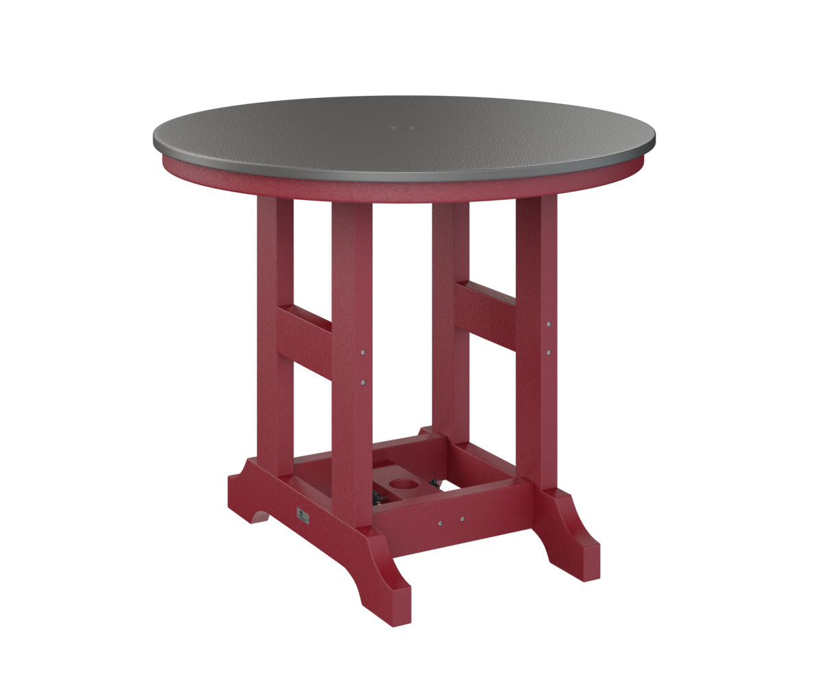 Berlin Gardens Garden Classic 38" Round Dining Table with Hammered Top