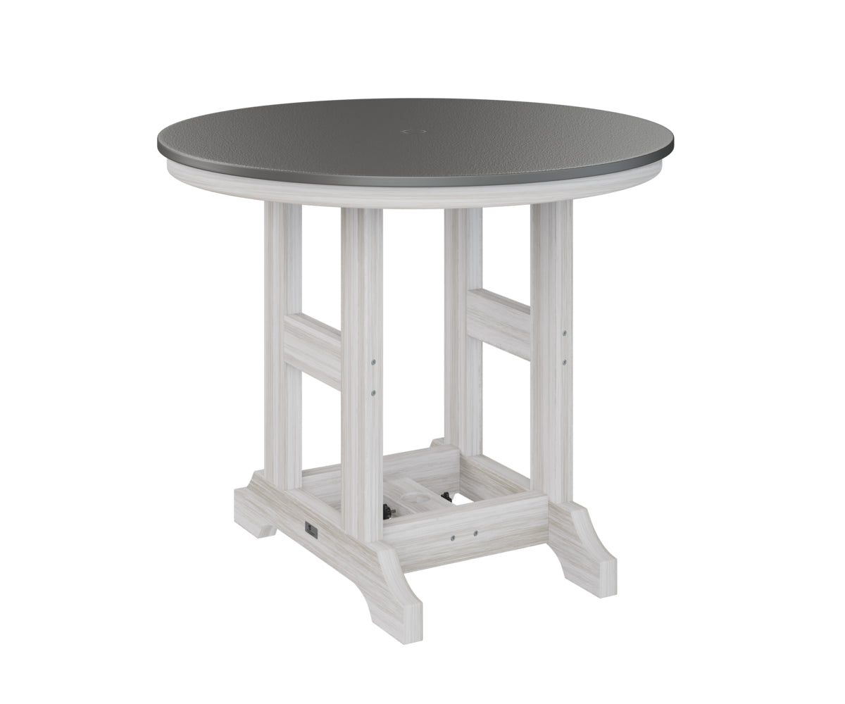 Berlin Gardens Garden Classic 38" Round Bar Table with Hammered Top
