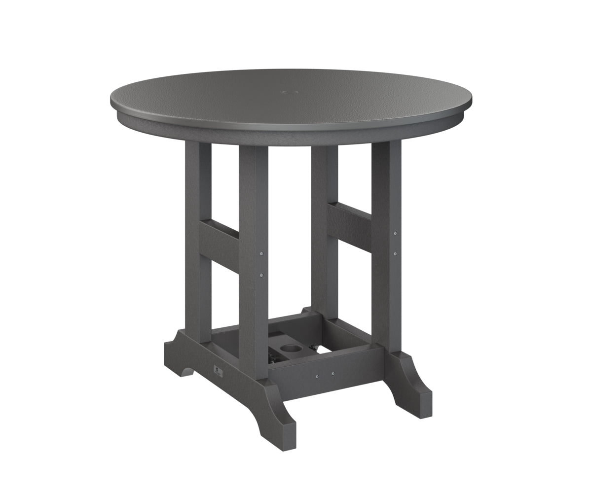 Berlin Gardens Garden Classic 38" Round Bar Table with Hammered Top