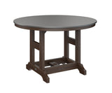 Berlin Gardens Garden Classic 48" Round Bar Table with Hammered Top