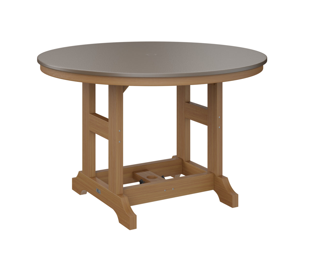 Berlin Gardens Garden Classic 48" Round Dining Table with Hammered Top