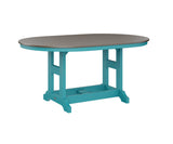 Berlin Gardens Garden Classic 44" x 64" Oblong Bar Table with Hammered Top