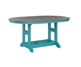 Berlin Gardens Garden Classic 44" x 64" Oblong Counter Table with Hammered Top