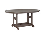 Berlin Gardens Garden Classic 44" x 64" Oblong Bar Table with Hammered Top