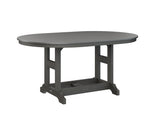 Berlin Gardens Garden Classic 44" x 64" Oblong Bar Table with Hammered Top