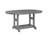 Berlin Gardens Garden Classic 44" x 64" Oblong Bar Table with Hammered Top