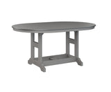 Berlin Gardens Garden Classic 44" x 64" Oblong Counter Table with Hammered Top