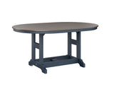 Berlin Gardens Garden Classic 44" x 64" Oblong Bar Table with Hammered Top