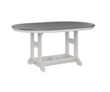 Berlin Gardens Garden Classic 44" x 64" Oblong Counter Table with Hammered Top